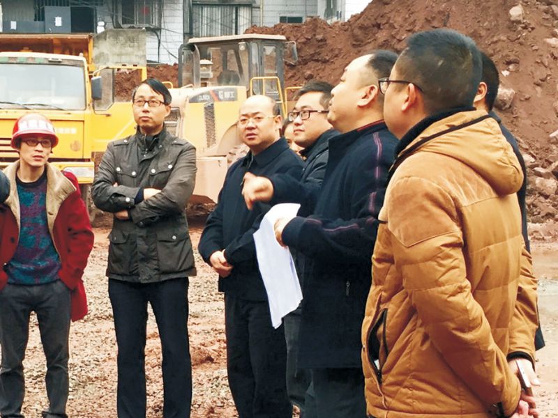 李云春局長(cháng)調研忠山隧道建設情況