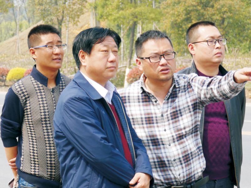 文聯(lián)主席虞潛指導納溪區城市道路景觀(guān)品質(zhì)提升工程